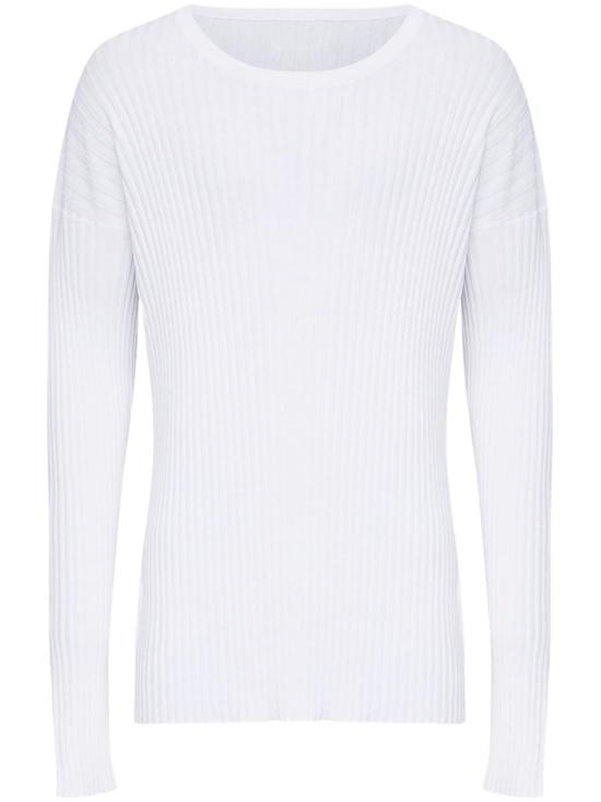 25SS MM6 메종마르지엘라 스웨터 SH2HL0020M13125 59440 102 OFF WHITE