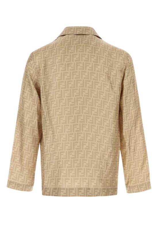 25SS 펜디 긴팔 셔츠 FS1300AKEE F0GQK BEIGE O TAN - FENDI