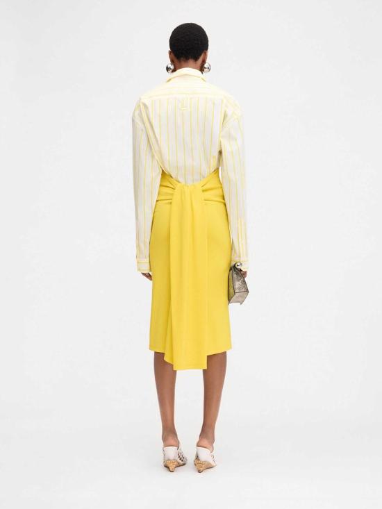 25SS 자크뮈스 의류 251SK075 162196 VISCOSE 4 ELASTHANNE 250YELLOW - JACQUEMUS
