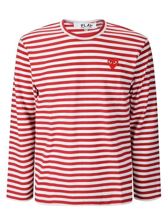 26SS 꼼데가르송 긴팔 티셔츠 AXT164051 4 RED