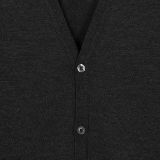 24FW 존스메들리 가디건 PETWORTH CARDIGAN FASHIONED VN LS HEPBURN SMOKE - JOHN SMEDLEY