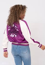 25SS Bombers 자켓 BREATHE WOMAN PURPLE VIOLA Bianco Viola - OTHER BRANDS