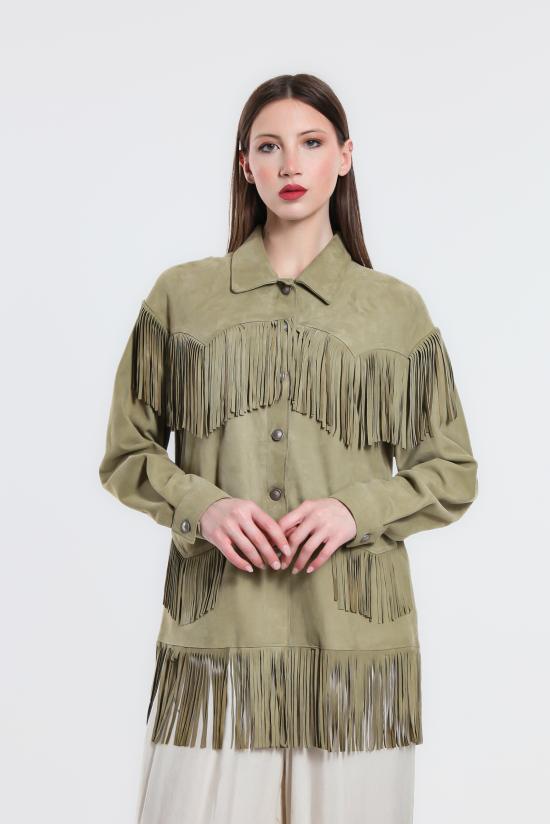 25SS Blusotto 자켓 P634 DAIRA CAMOSCIO SALVIA