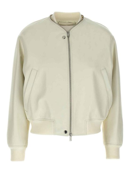  질샌더 봄버 자켓 J04BN0104J07173102 White
