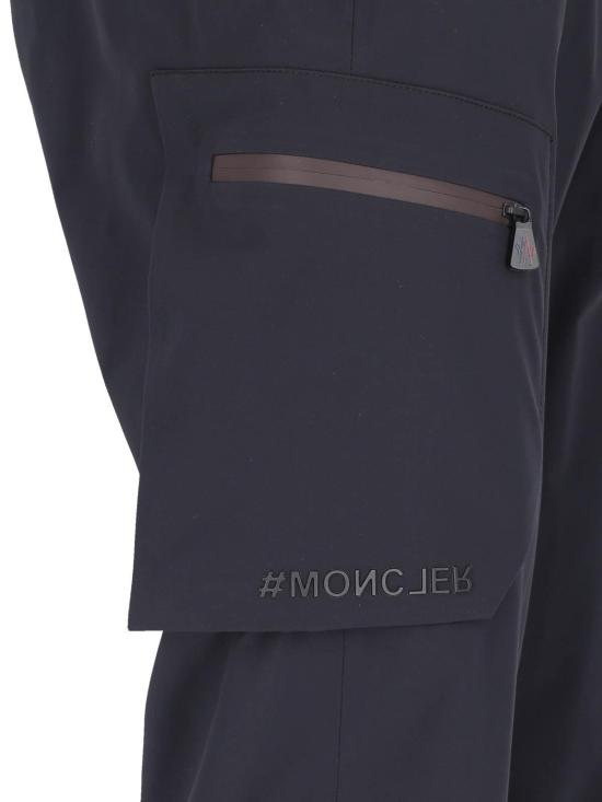 25FW 몽클레어 스트레이트 팬츠 0982A00003597FA999 Black - MONCLER