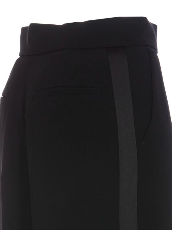  막스마라 스트레이트 팬츠 2421136044600LECCIO003 Black - MAX MARA