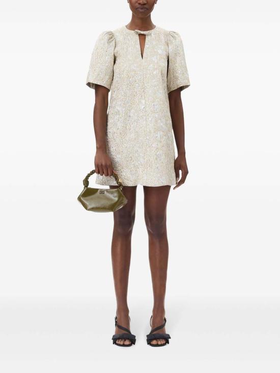  가니 반팔 티셔츠 W0036012 Silver - GANNI