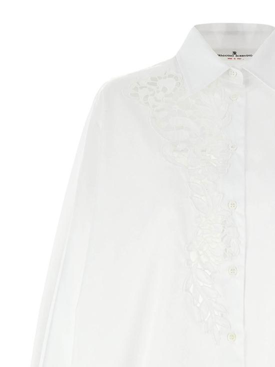  에르마노 설비노 셔츠 D462K385BQP10601 White - ERMANNO SCERVINO