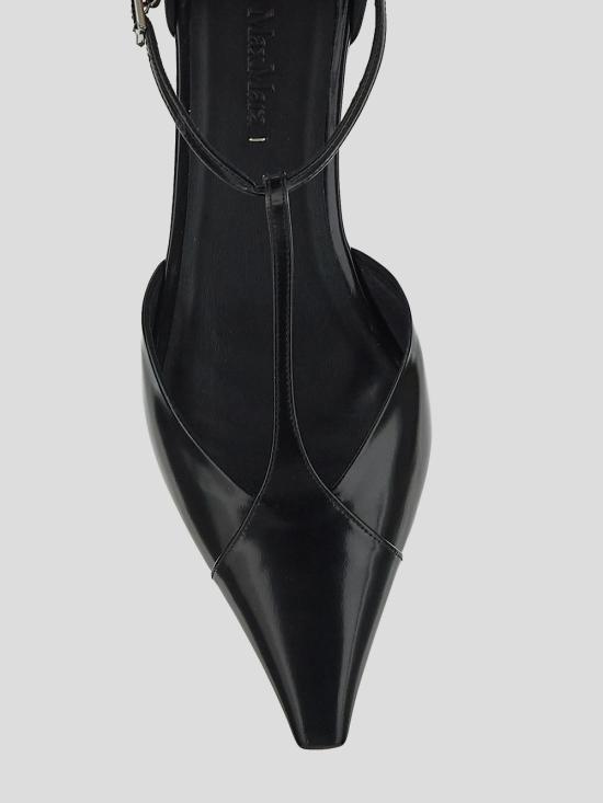 25SS 막스마라 플랫 슈즈 2514521271600 002 Black - MAX MARA