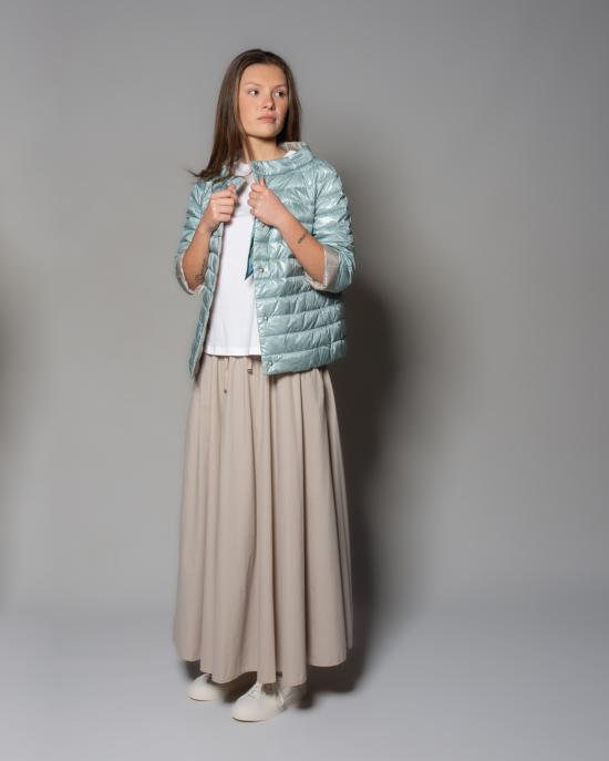 25SS 에르노 숏패딩 PI0769D 12017Z 9094 Beige celeste - HERNO