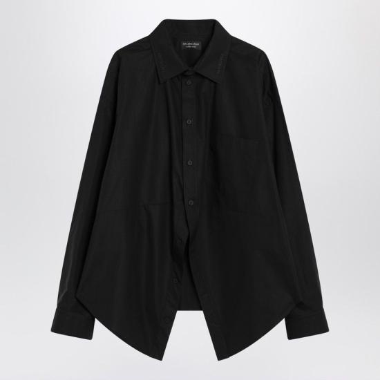 25SS 발렌시아가 반팔 티셔츠 814101TNM60 1000 black