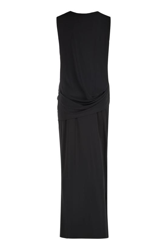 25SS 자크뮈스 미디 원피스 25E251DR2302381 990 black - JACQUEMUS