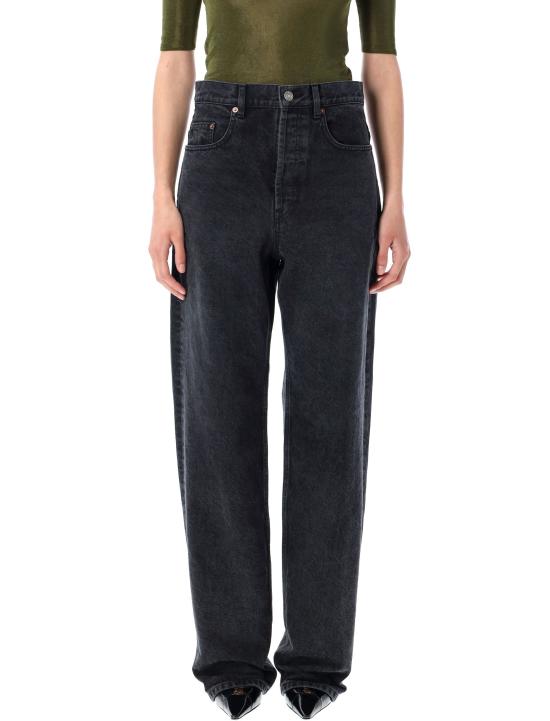 25SS 생로랑 스트레이트 팬츠 824083Y06CA 1319 BLACK