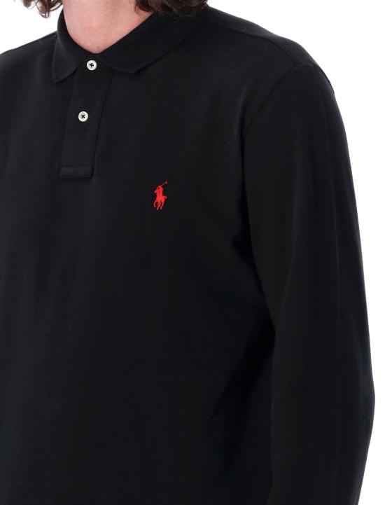 25FW 폴로 랄프로렌 클래식 핏 코튼 폴로 셔츠  25A710680790 045 BLACK - POLO RALPH LAUREN