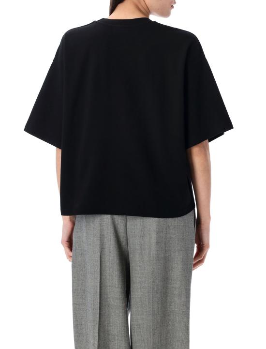 25SS 생로랑 반팔 티셔츠 827001Y37ZE 1000 BLACK - SAINT LAURENT