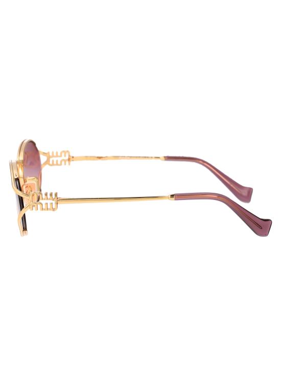 미우미우 로고 선글라스 0MU52YS 5AK06S ORO - MIU MIU