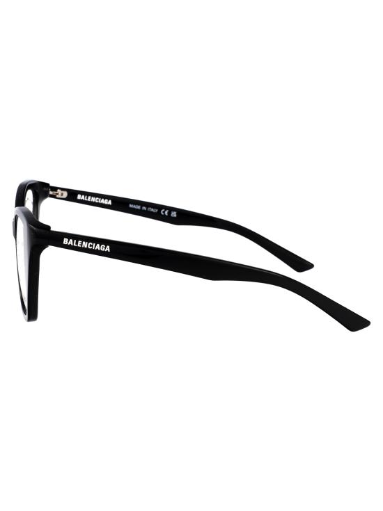 25SS 발렌시아가 안경 BB0405O 001 BLACK BLACK TRANSPARENT - BALENCIAGA