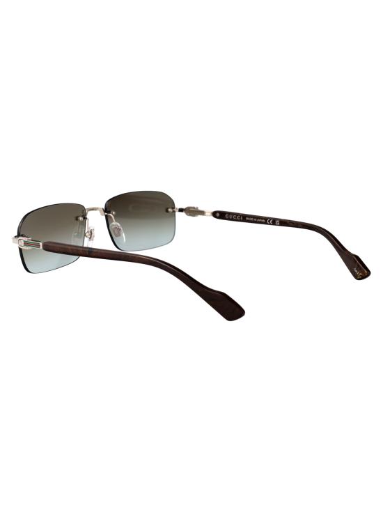  구찌 선글라스 GG1221S00 8 00 SILVER BROWN - GUCCI