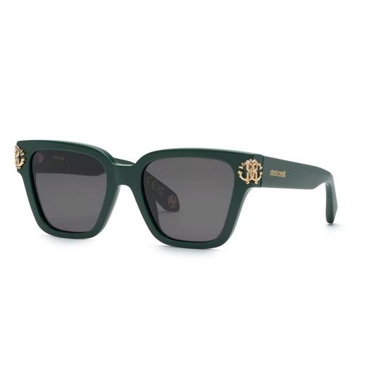 25SS 로베르토 카발리 선글라스 SRC066M 0D80 VERDE PIENO LUCIDO