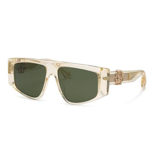 25SS 로베르토 카발리 선글라스 SRC038M 0846 GIALLO SOIA TRASPARENTE