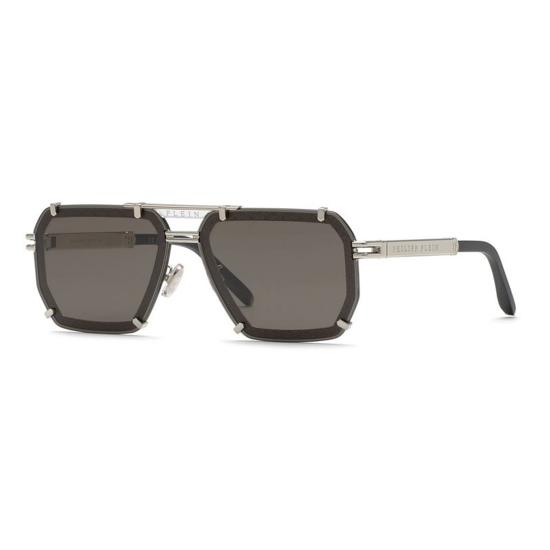25SS 필립 플레인 선글라스 SPP131 0K07 SILVER BLACK