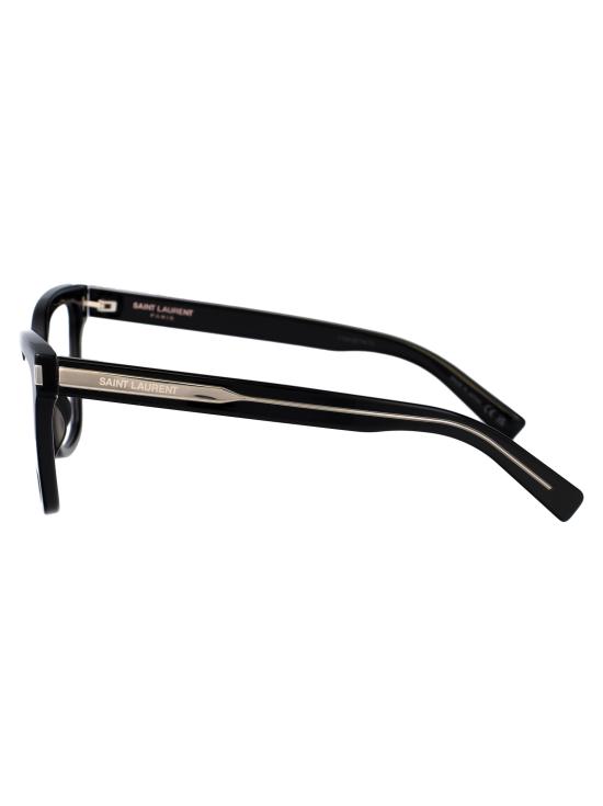 25SS 생로랑 안경 SL748 001 BLACK CRYSTAL TRANSPARENT - SAINT LAURENT
