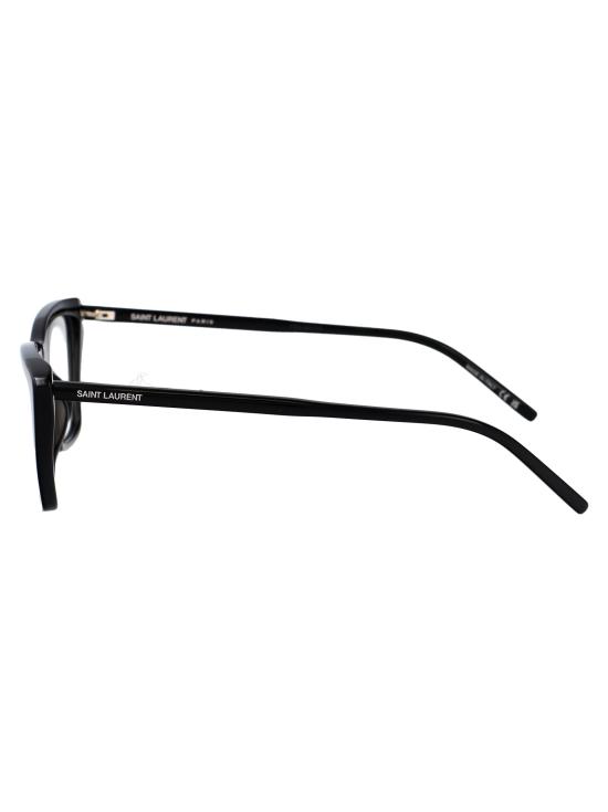 25SS 생로랑 안경 SL737MICATHINOPT 001 BLACK BLACK TRANSPARENT - SAINT LAURENT