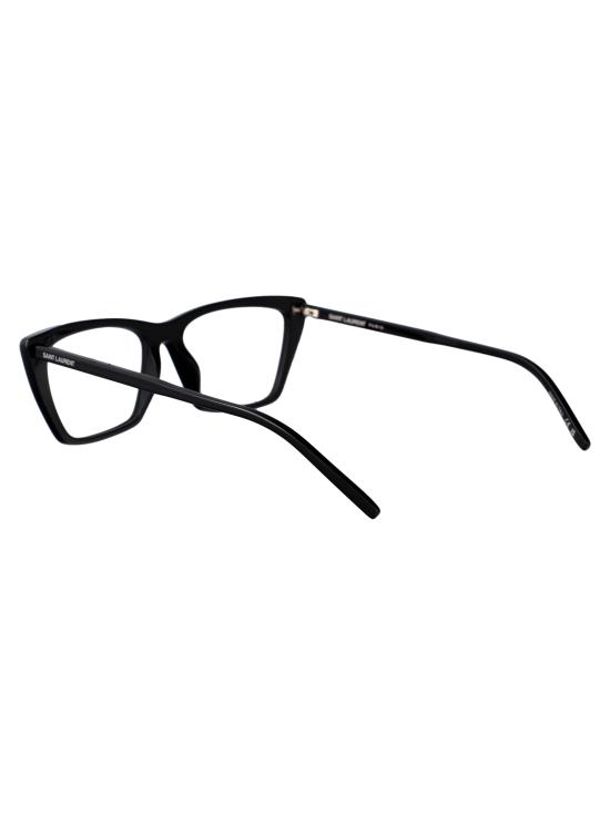 25SS 생로랑 안경 SL737MICATHINOPT 001 BLACK BLACK TRANSPARENT - SAINT LAURENT