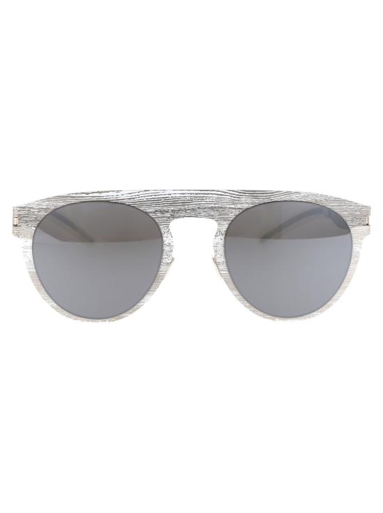 25SS 마이키타 선글라스 MMTRANSFER004 354 SILVER WHITE PINE BROWN FLASH