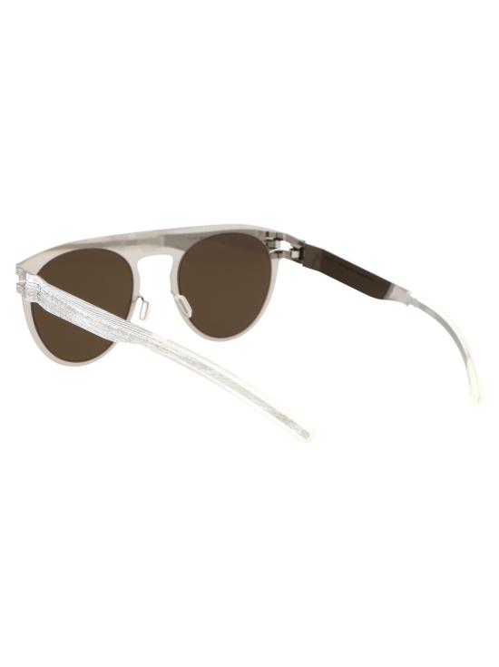 25SS 마이키타 선글라스 MMTRANSFER004 354 SILVER WHITE PINE BROWN FLASH - MYKITA