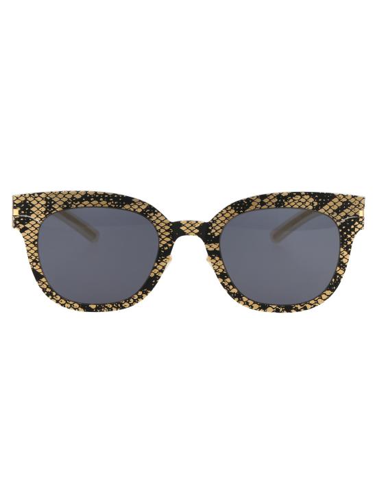 25SS 마이키타 선글라스 MMTRANSFER002 239 GOLD BLACK PYTHON DARK GREY SOLID