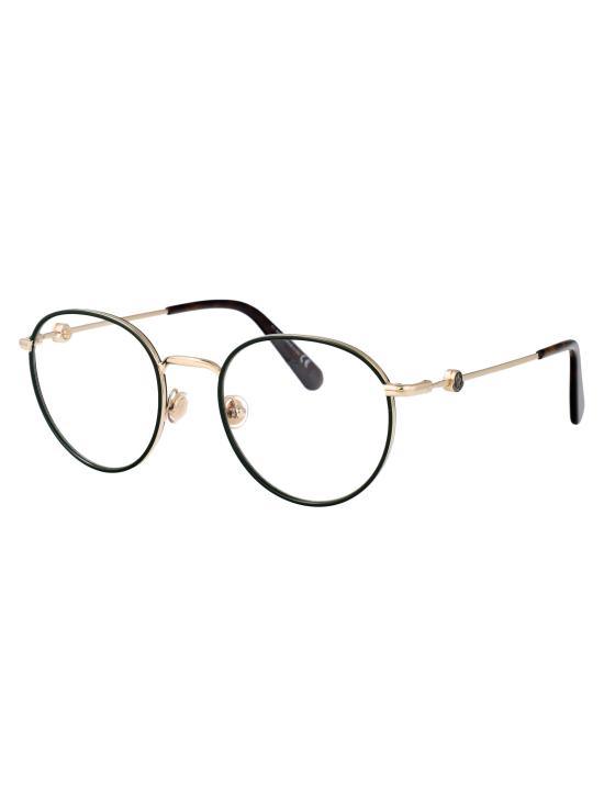  몽클레어 로고 템플 스퀘어 프레임 안경 ML5135 032 NERO LUCIDO - MONCLER