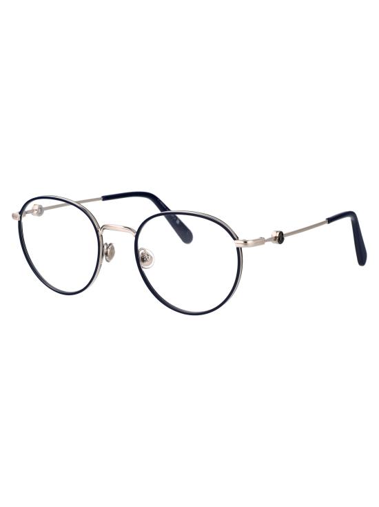 25SS 몽클레어 로고 템플 스퀘어 프레임 안경 ML5135 016 NERO LUCIDO - MONCLER