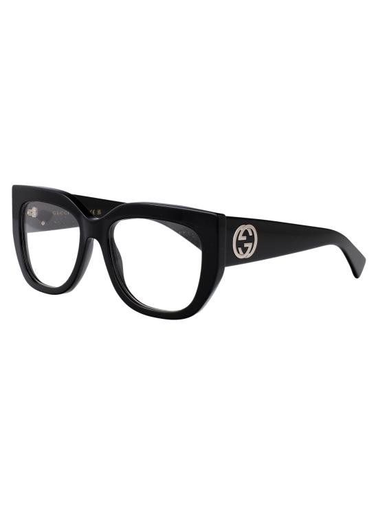 25SS 구찌 안경 GG1846O 001 BLACK BLACK TRANSPARENT - GUCCI