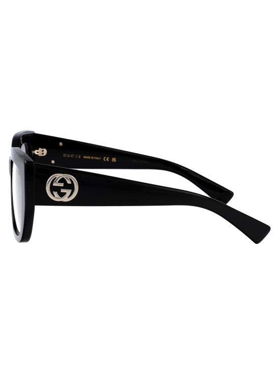 25SS 구찌 안경 GG1846O 001 BLACK BLACK TRANSPARENT - GUCCI