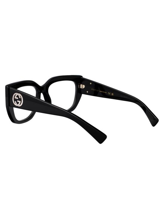 25SS 구찌 안경 GG1846O 001 BLACK BLACK TRANSPARENT - GUCCI