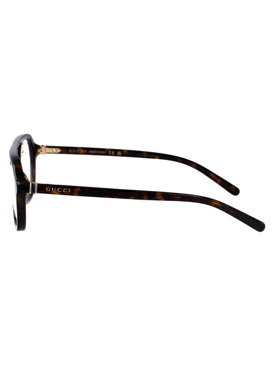 25SS 구찌 안경 GG1673O 002 HAVANA HAVANA TRANSPARENT - GUCCI
