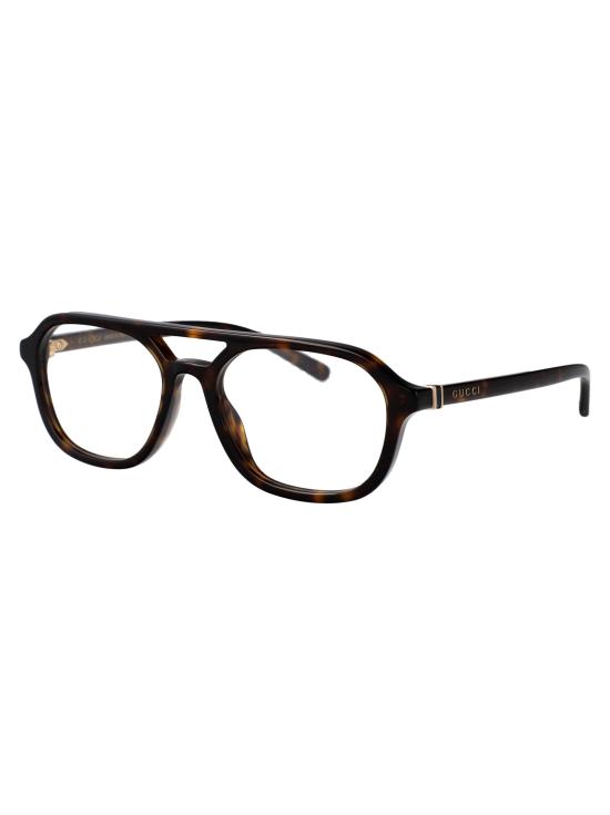 25SS 구찌 안경 GG1673O 002 HAVANA HAVANA TRANSPARENT - GUCCI