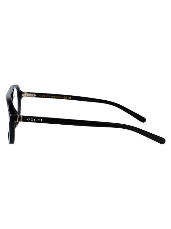 25SS 구찌 안경 GG1673O 001 BLACK BLACK TRANSPARENT - GUCCI