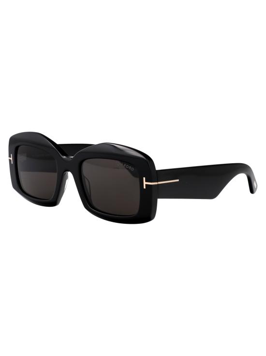 25SS 톰포드 VENETIA 베네치아 오버 프레임 선글라스 FT1218 01A NERO LUCIDO FUMO - TOMFORD