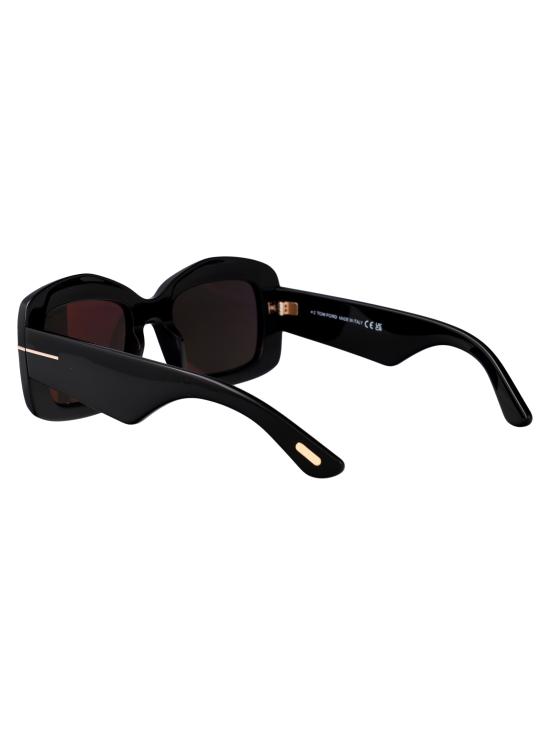 25SS 톰포드 VENETIA 베네치아 오버 프레임 선글라스 FT1218 01A NERO LUCIDO FUMO - TOMFORD
