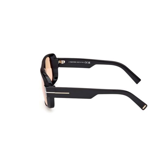25SS 톰포드 선글라스 FT1101 01E NERO LUCIDO MARRONE - TOMFORD
