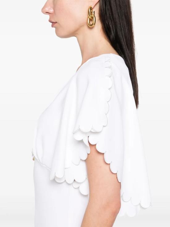 25SS 엘리자베타프랜치 미디 원피스 AB76852E2 360AVORIO 360 AVORIO - ELISABETTA FRANCHI