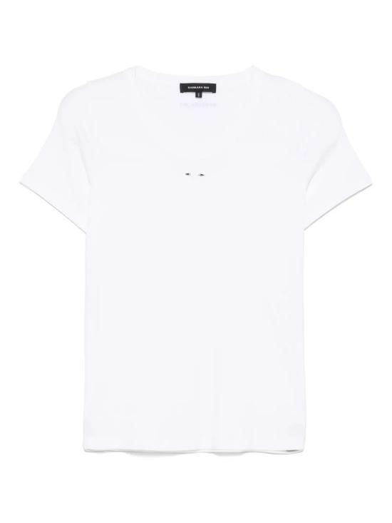 25SS BARBARA BUI 반팔 티셔츠 F1475JMM 01WHITE 01 WHITE