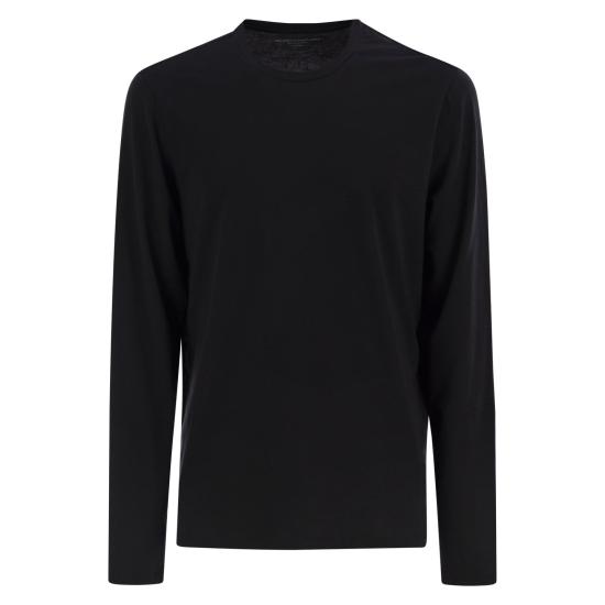 25SS 마제스틱필라쳐 긴팔 티셔츠 S25M090 BLACK