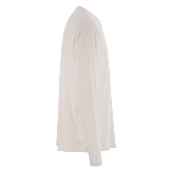 25SS 마제스틱필라쳐 긴팔 티셔츠 S25M090 WHITE - MAJESTIC FILATURES