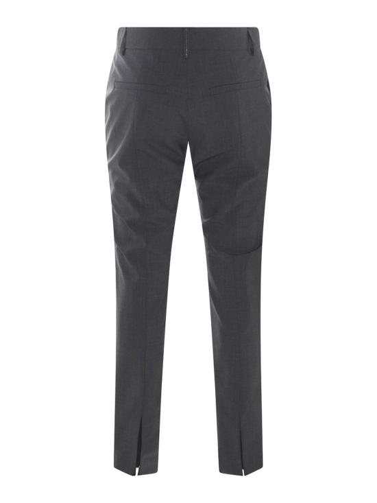  브루넬로 쿠치넬리 스트레이트 팬츠 M0W07P8584C4078 Grey - BRUNELLO CUCINELLI