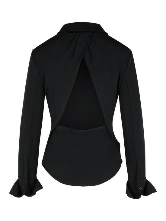  스포트막스 긴팔 티셔츠 2512951011003 Black - SPORTMAX