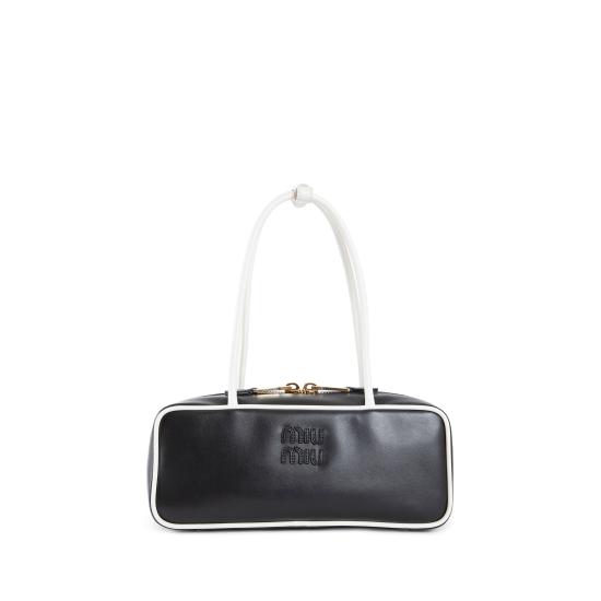  미우미우 숄더백 5BB1732IBPF0967 Black White