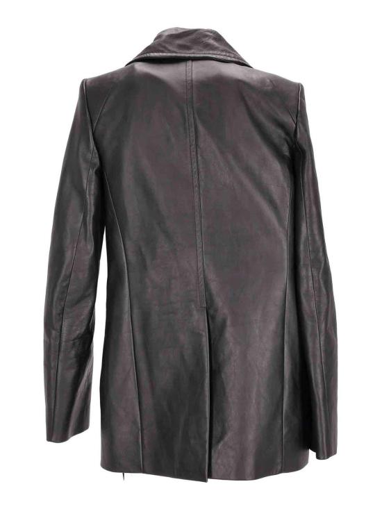  앤 드뮐미스터 가죽 자켓 B0010824LT081099 Black - ANN DEMEULEMEESTER